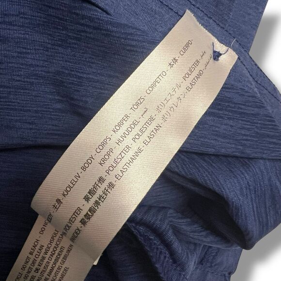 Ariat Tek Polo Shirt Mens Small Blue Charger 2.0 SS - Picture 9 of 9